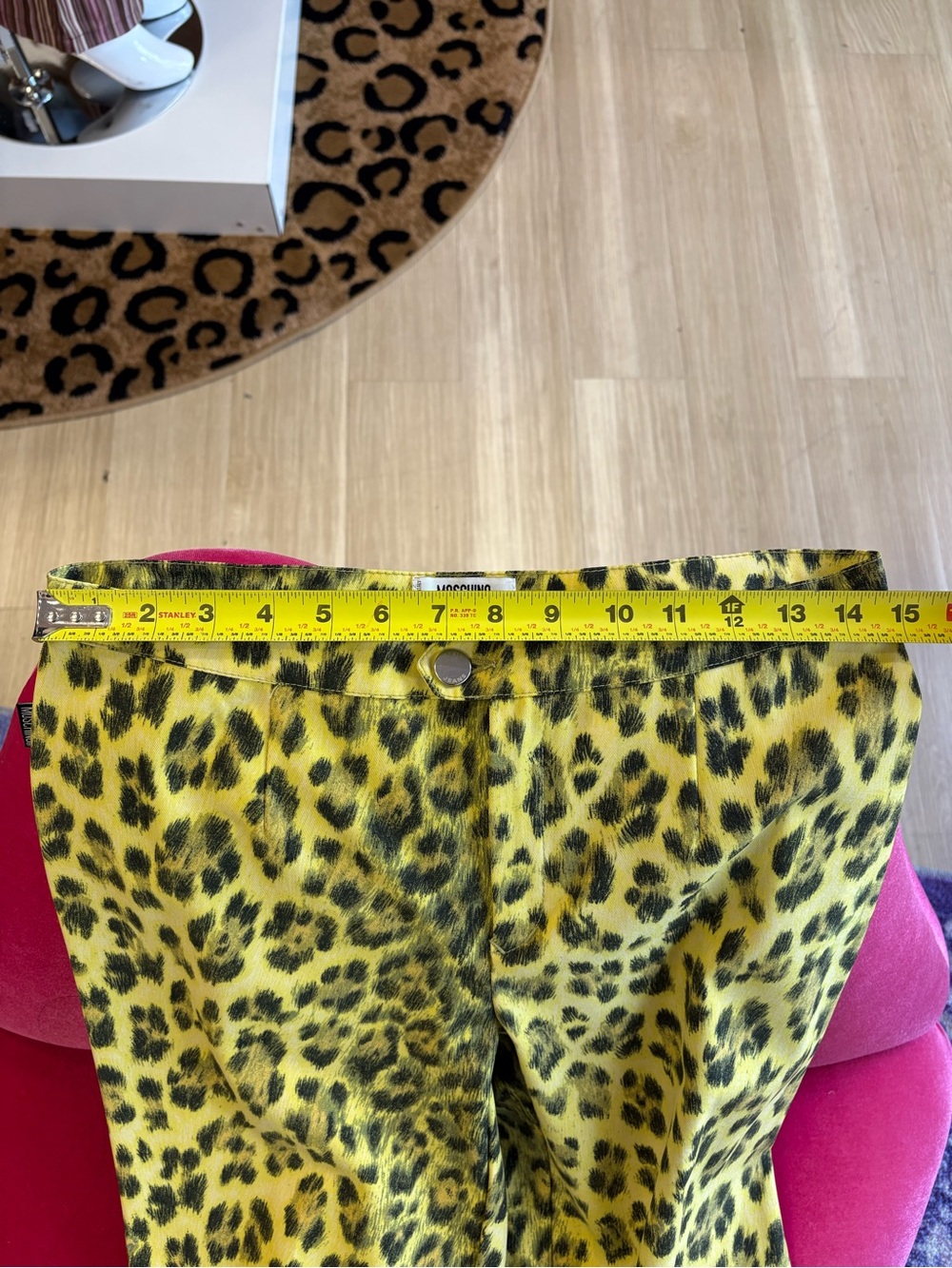 Moschino Jeans Leopard Print Pants - Picture 7 of 9